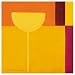 White Wine by a Conti Fine Art Print / Poster 7.00 x 7.00 in.