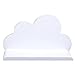 Lemo Handmade -White Wooden Cloud Shelf Decorative HD14