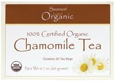 Swanson 100% Certified Organic Chamomile Tea 20 Bag(S)USDA Organic