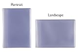 Quivano Replacement Plastic Credit Card Purse / Wallet Insert Sleeves