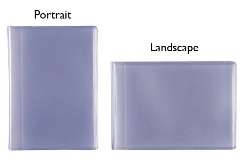 Quivano Replacement Plastic Credit Card Purse / Wallet Insert Sleeves