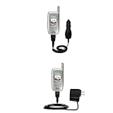 Essential Kit for the Samsung SCH-A530s - includes Car and Wall Charger with Rapid Charge Technology - Gomadic Brand w/ TipExchange Technology