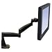 Ergotron Desk Clamp Single Pivot with Portrait/landscape Monitor Swiveling-black