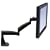Ergotron Desk Clamp Single Pivot with Portrait/landscape Monitor Swiveling-black