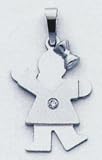 Girl Diamond Childs Charm - XK432AA