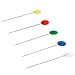 Wisehands Multi-colored Flat Flower Head Pins Boxed, 100 Per Pack - Colorful, Pack of 2