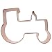 Copper Tractor with Cab Cookie Cutter