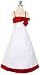New Bow Accented Two Tone Satin Dress ~ Wedding Pageant (6 Colors Available) 4 to 16 Girls