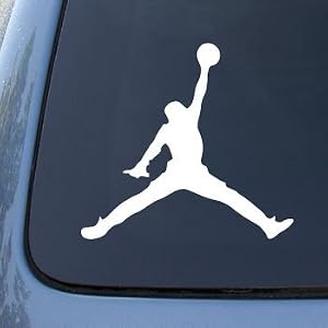 MICHAEL-JORDAN-AIR-Vinyl-Car-Decal-Sticker-A1624-Vinyl-Color-White