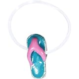 Pink Teal SANDAL Illusion Band Toe Ring