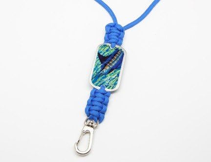 Survival Straps Guy Harvey Blue Runner Lanyard