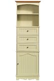 French Country 15w Linen Storage Cabinet