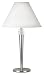 Brushed Steel Column Contemporary Table Lamp