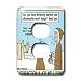 Rich Diesslins Funny KNOTS Scouting Cartoons - Satisfaction A Job Well Done - Salesmanship - Light Switch Covers - 2 plug outlet cover