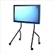 VMS-100L ViewMount Series - Mobile Flatscreen Rollabout Stand for two 30 to 50 Screens