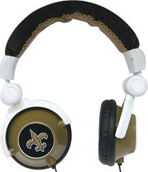 NFL New Orleans Saints Team Logo DJ Headphone