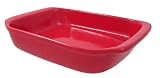 Chantal Ceramic 5 Quart Rectangular Baker, Glossy Red