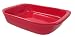 Chantal Ceramic 5 Quart Rectangular Baker, Glossy Red
