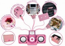 The Pink Pod Kit MP3 MP4 Accessory Kit in Pink