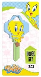 Tweety Bird Swing Schlage SC1 House Key Looney Tunes