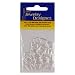 Square Jump Ring Bright Silver, 9mm (45)