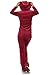 G2 Chic Women's Junior + Missy Basic Solid Velour & Fleece Suit Two Piece Set