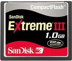 SanDisk ExtremeIII �R���p�N�g�t���b�V�� 1GB SDCFX3-1024-903