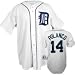 Detroit Tigers MLB Polanco #14 Adult Home (White) Jersey by Majestic - Replica