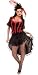 Can Can Adult Halloween Costume Size Large 14-16