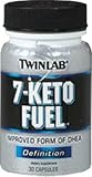 Twin Lab 7 Keto Fuel 50 Mg (An Improved Non-androgenic Form of DHEA 7 Keto Cannot Be Converted to Active Testosterone and Estrogens and Is More Potent Than DHEA. Incorporated in an Exercise Program, 7-keto DHEA May Improve Lean Body Mass By Reducing Cortisol) Caps 30's