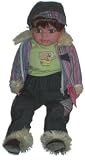 boy in strip color coat 21 inch baby