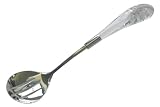 Pedrini Miro' Slotted Spoon Clear Diamond Handle