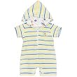 Infant Boys Kissy Kissy Bubble Hood Romper