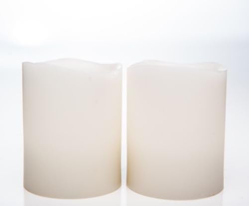 Set of 2 Melted Vanilla 5H Timer Candle - 2 x 2.5 inch