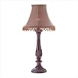 Beaded Leaf-Motif Lamp