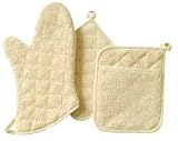 Terry Oven Mitt - Natural