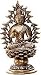 ShalinCraft Sitting Buddha Statue Sculpture Religious Gifts 6" x 4.25" x 10.5" (mst334)