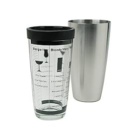 Click here to buy Norpro 465 Recipe Cocktail Shaker Set 2-pc. by Norpro.