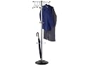 Alba single stem garment rack with umbrella stand, EACH