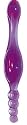 Orion 522520 Dildo Galaxia Lavender aus Jelly-Gleitmaterial, 20 cm lang, Ø 1,3 cm-3 cm