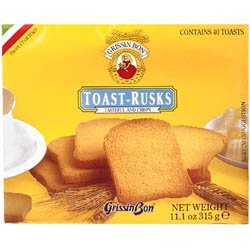 Grissin Bon Light Toasted Rusks - 12 oz. by Italian Bread
