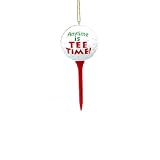 Anytime is Tee Time! Golf Christmas Ornament #W2005