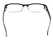 Eyekepper Reading Glasses-4 Pack Black-Clear Frame for Women Men Reading,Two-Tone Reader Eyeglasses