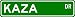 KAZA Street Sign ~ Personalized Family Lastname Sign ~ Gameroom, Basement, Garage Sign Novelty** METAL ALUMINUM