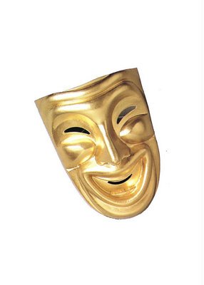Disguise Gold Comedy Mask