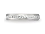 0.32 cts 4mm Comfort Fit Diamond Wedding Band - 14kt White or Yellow Gold