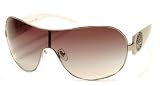 AUTHENTIC VERSACE SUNGLASSES 2061B WHITE 1000/8G 2061-B