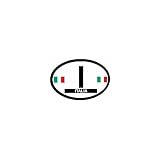 Italy Oval Decal