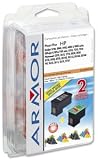 Armor Compatible Inkjet Cartridge Black [HP C8767EE No. 339/344 Equivalent] Ref B10064 [Pack of 2]