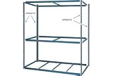 3' High Gray Angle Post Package Of 4